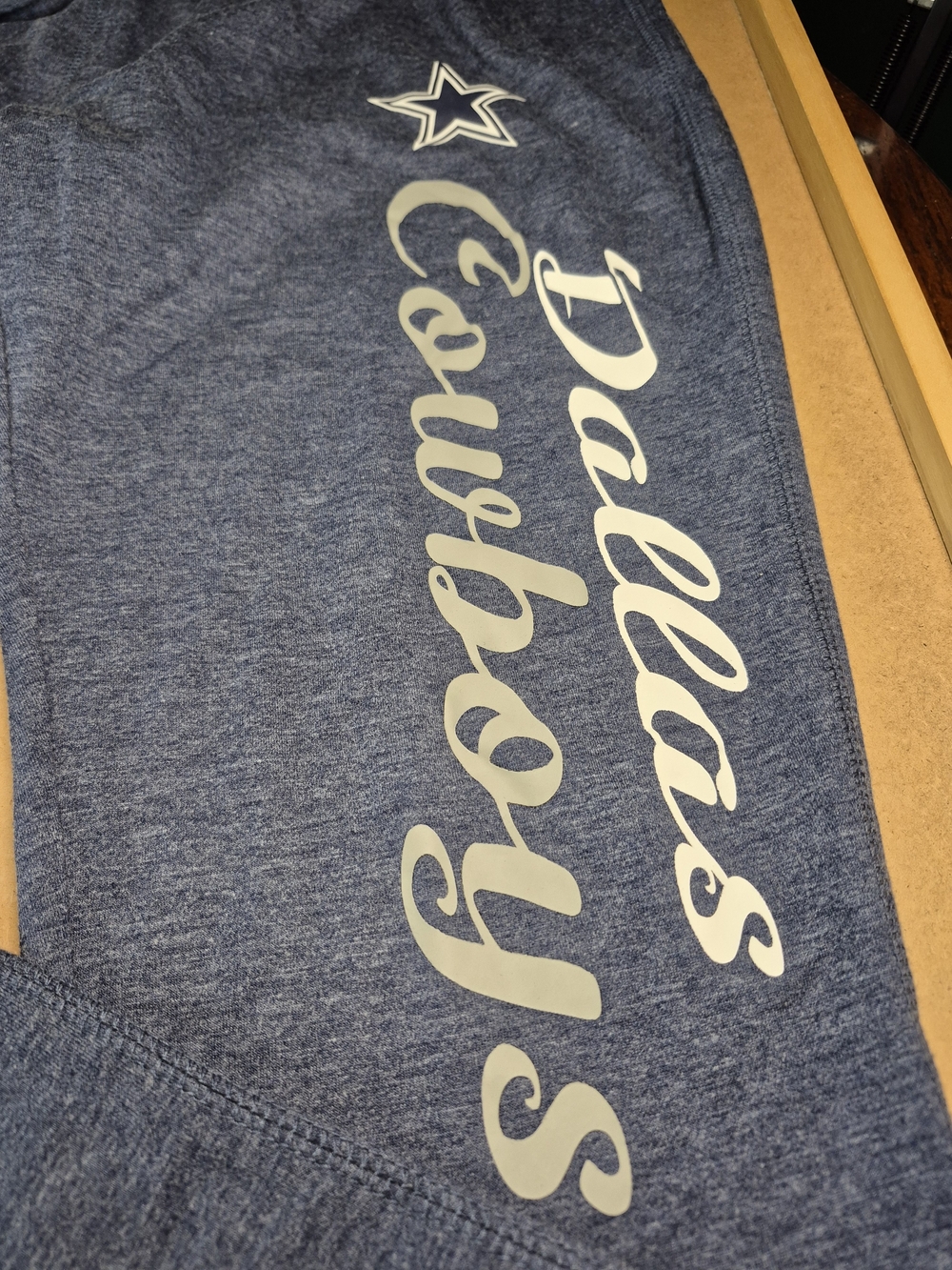 NFL Dallas Cowboys Women's Blue Jogger Sweatpants - Picture 3 of 9